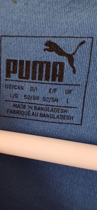 Maglietta Puma Uomo Blu Tg L
