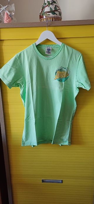 T-shirt estiva verde Frankly Surfin'