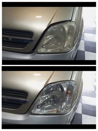 Faros pulidos y restaurados