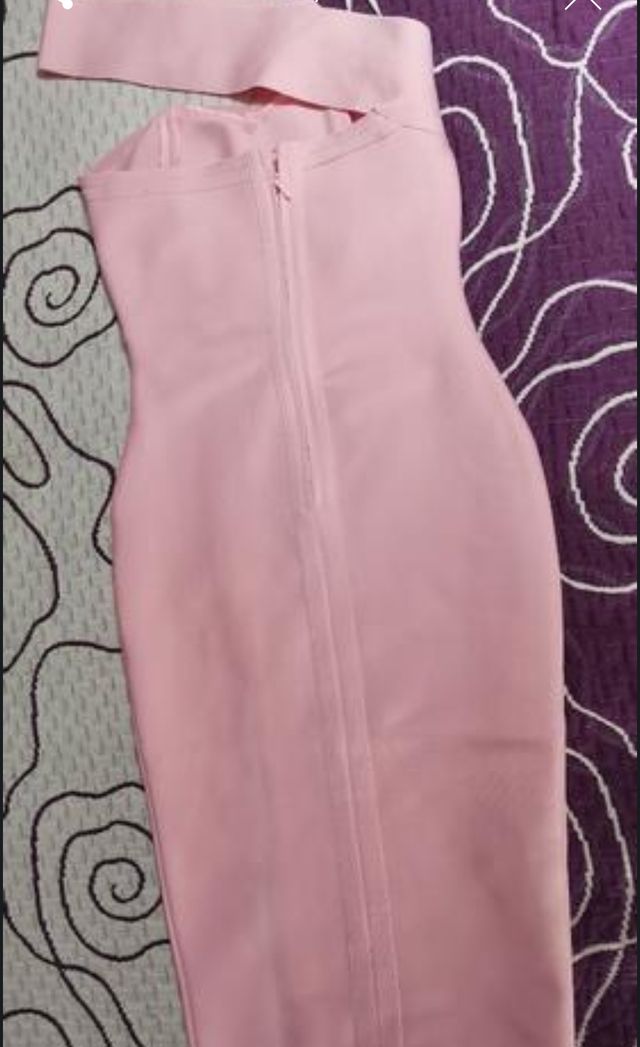 Vestido de vendaje de un hombro