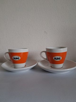 2 Tazzine Caffè Hag Arancio