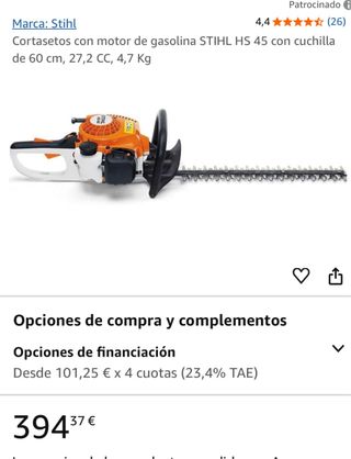 Cortasetos STIHL HS 45