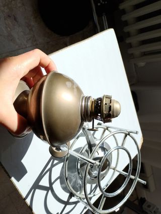 Lampada a cherosene funzionante Ottone + fornello