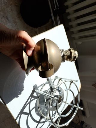 Lampada a cherosene funzionante Ottone + fornello