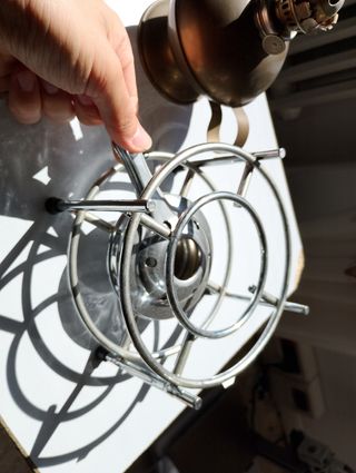 Lampada a cherosene funzionante Ottone + fornello