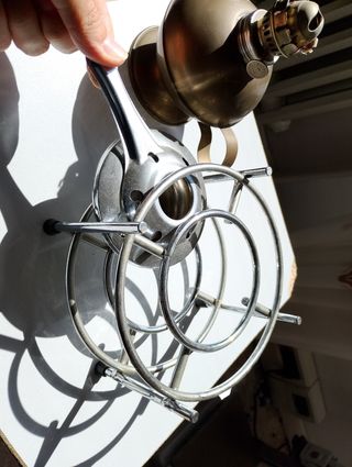 Lampada a cherosene funzionante Ottone + fornello