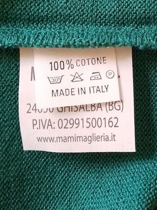 Maglia Mami traforata verde