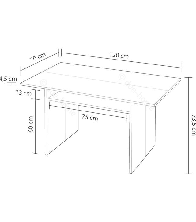 Consolle allungabile grigia e bianca Mesa