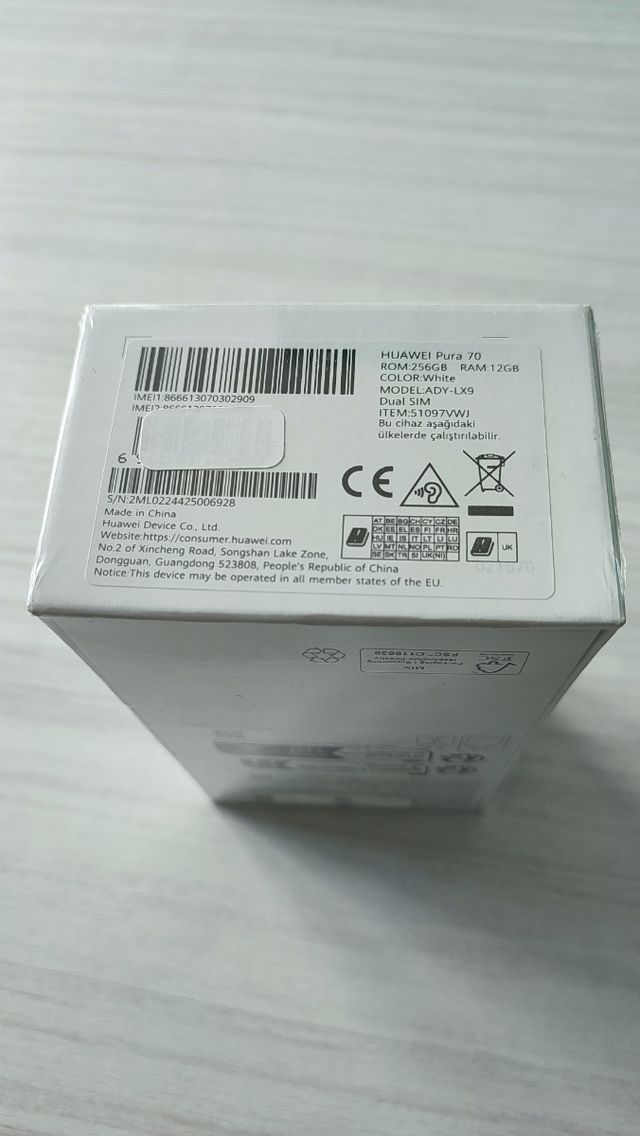 Huawei Pura 70 256gb bianco