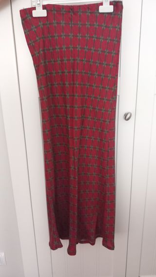 Falda larga Renattago - Roja, Talle S