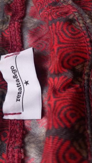 Falda larga Renattago - Roja, Talle S