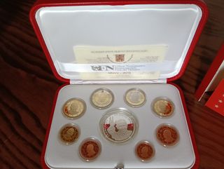 Set proof con argento Vaticano 2015 Papa Francesco