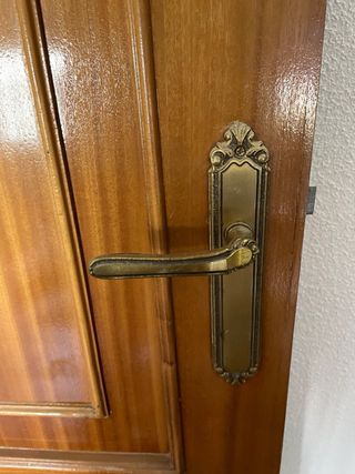 Puerta interior madera maciza