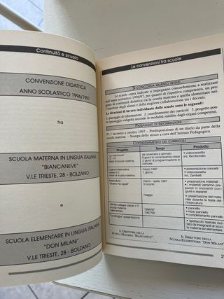 Cofanetto 4 libri progetto formativo scuola