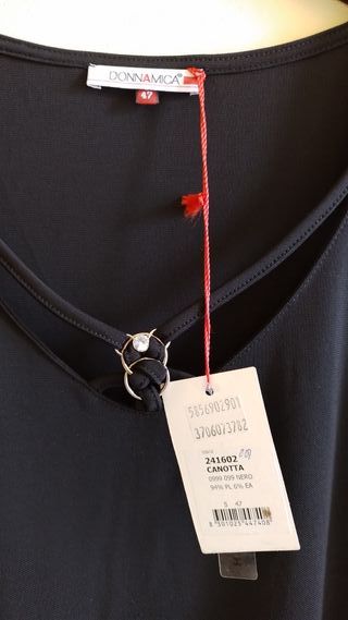 Canotta donna colore nero