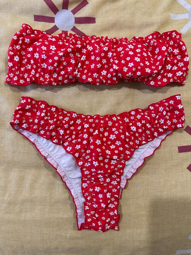 Biquini rojo Shein - Talla S