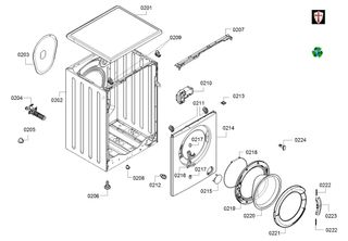 Lavadora Balay 3TS853 recambios