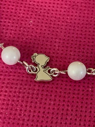 Pulsera plata niña 