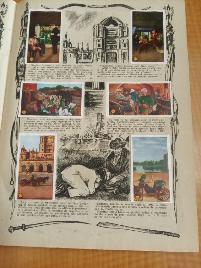 Álbum Kim de la India - Cromos