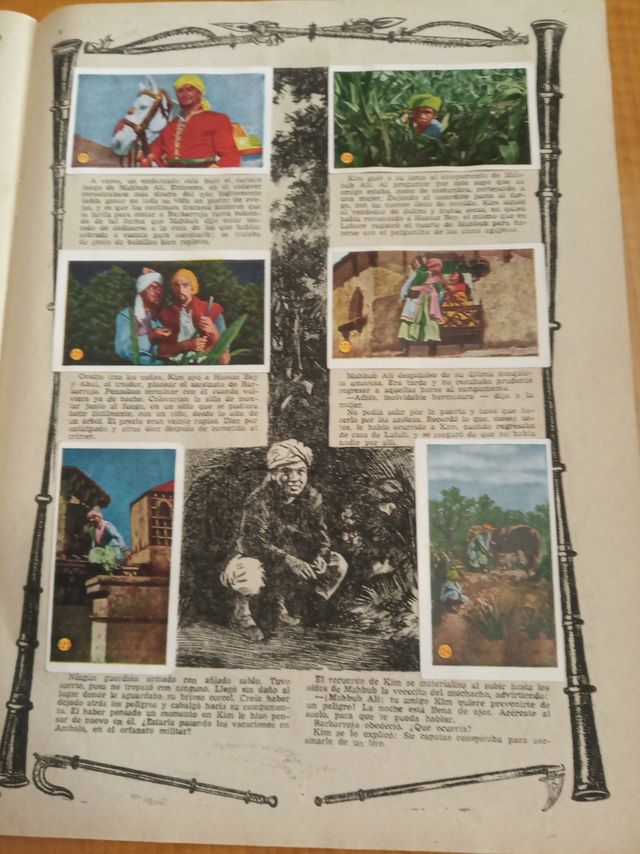 Álbum Kim de la India - Cromos