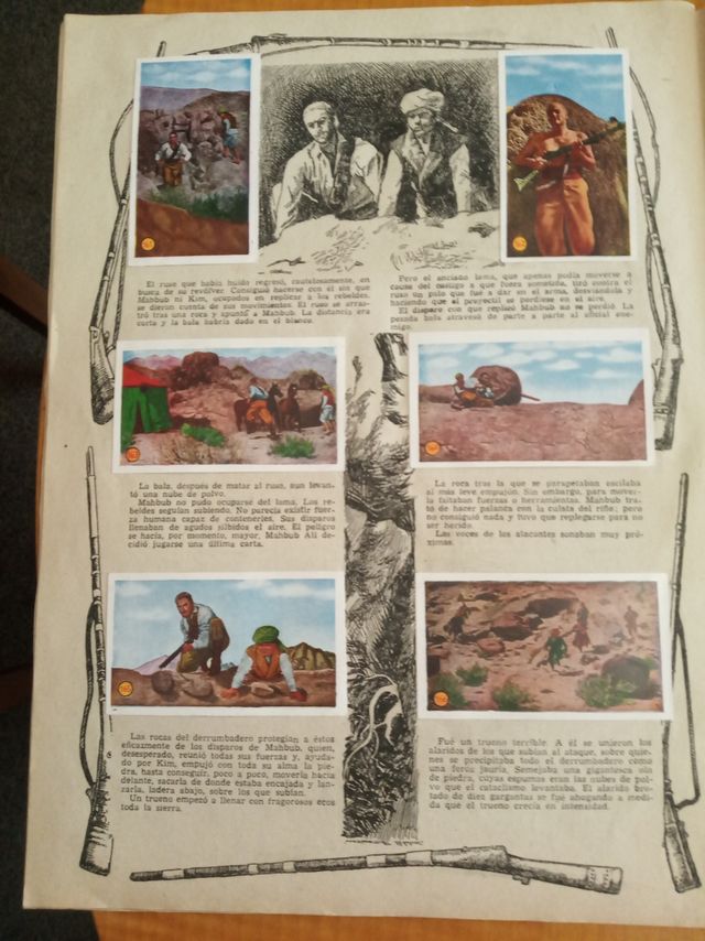 Álbum Kim de la India - Cromos