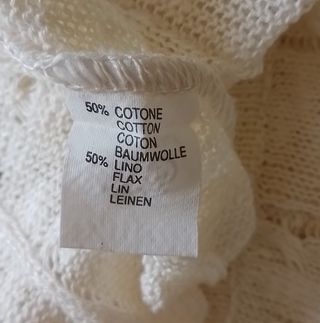 Maglia mezza manica misto lino