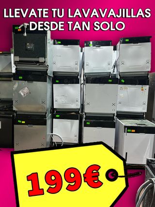 Lavavajillas panelables con tara estetica 199€