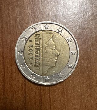 Moneda 2€ Luxemburgo 2002