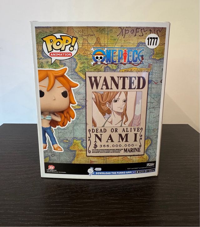 Nami 1777 Wanted Only At - Mint - One Piece Funko