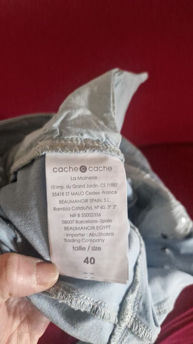 Jeans azzurro chiaro Cache cache