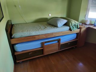 Cama  juvenil madera