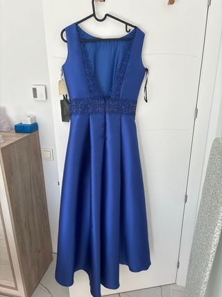 Vestido azul marino evento talla L