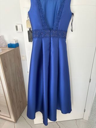 Vestido azul marino evento talla L
