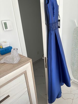 Vestido azul marino evento talla L