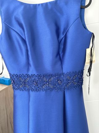 Vestido azul marino evento talla L