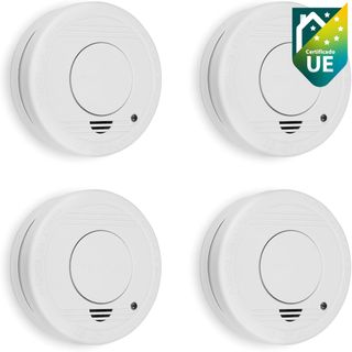 Smartwares Juego de 4 Detectores de Humo
