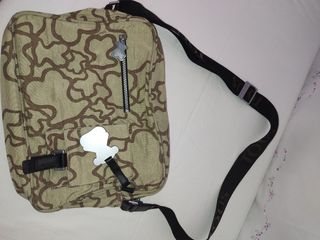 Bolso bandolera Tous beige
