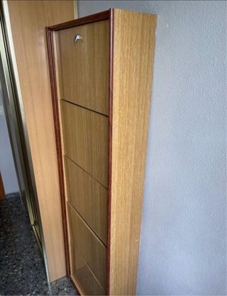 Zapatero de madera 5 baldas