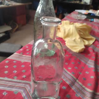 Botellas cristal vintage (8 piezas)