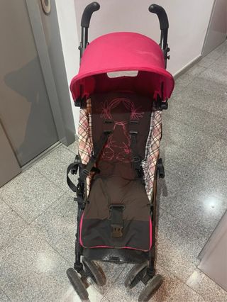 Silla paseo niña rosa