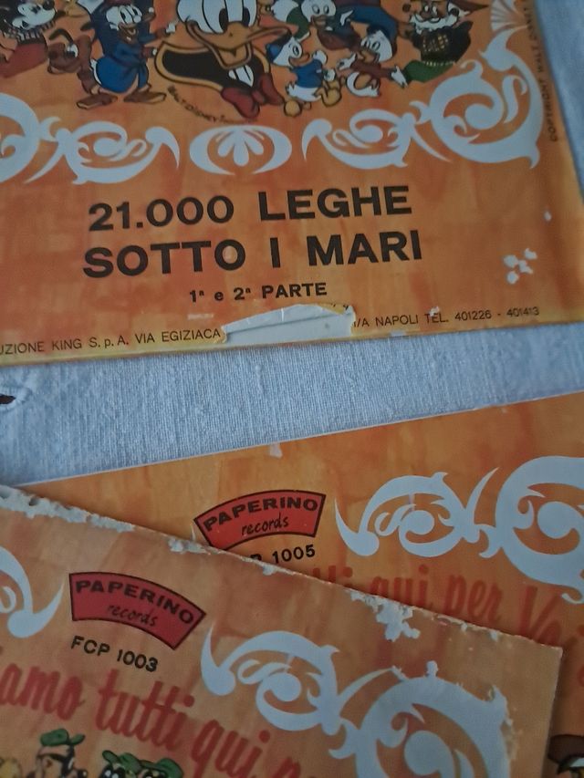 Le Nostre Avventure - Vinili Disney 45 giri