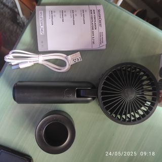 Ventilatore portatile a batteria ricaricabile
