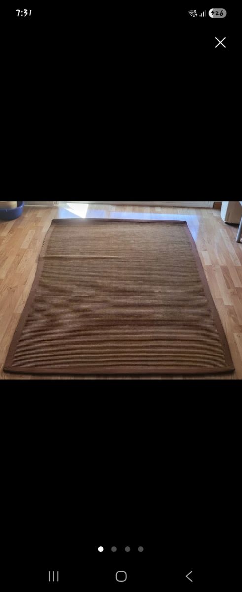 Alfombra Sisal Marrón