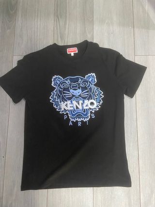 Camiseta Kenzo Paris Negra - Talla S