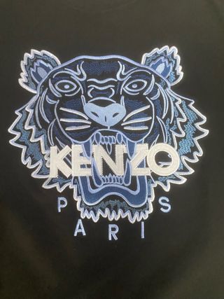 Camiseta Kenzo Paris Negra - Talla S