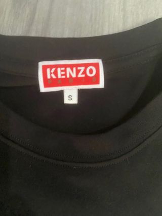 Camiseta Kenzo Paris Negra - Talla S