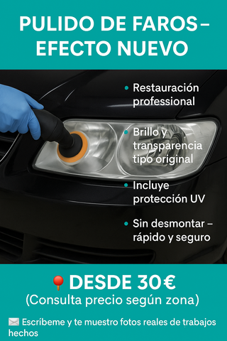 pulido de faros