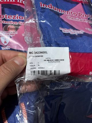 Tute protettive – SIR CHEMFIRE nuove – 8 pezzi