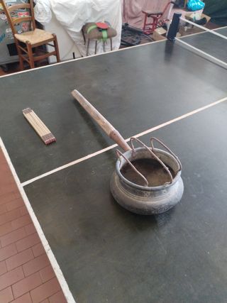 Scaldino antico in rame