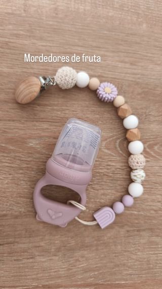 Mordedores de fruta bebé